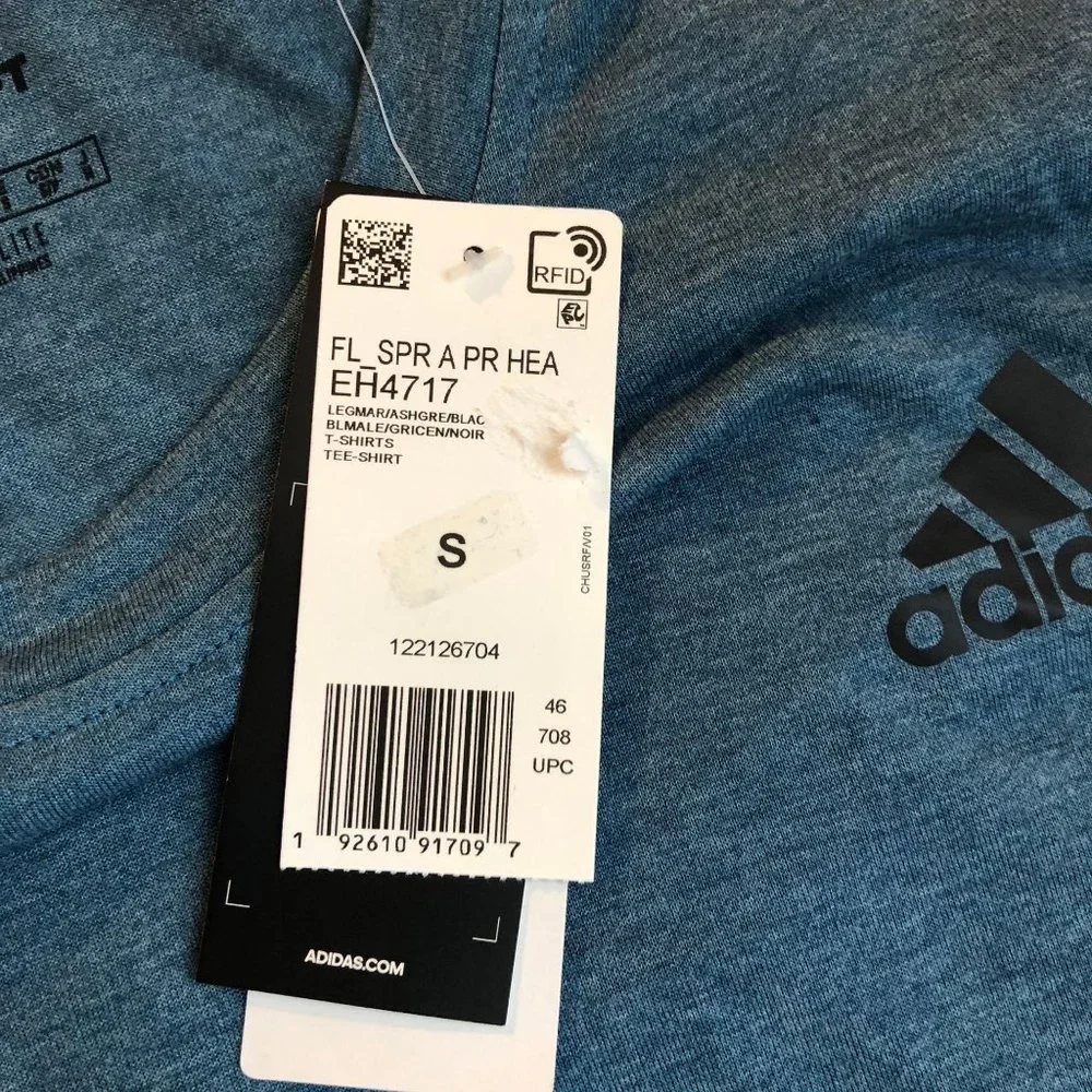 New‎ Adidas Freelift Prime Heather Tee S